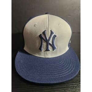 OC Sports New York Yankees Team MLB Hat Navy Grey Adjustable Baseball Cap OSFM